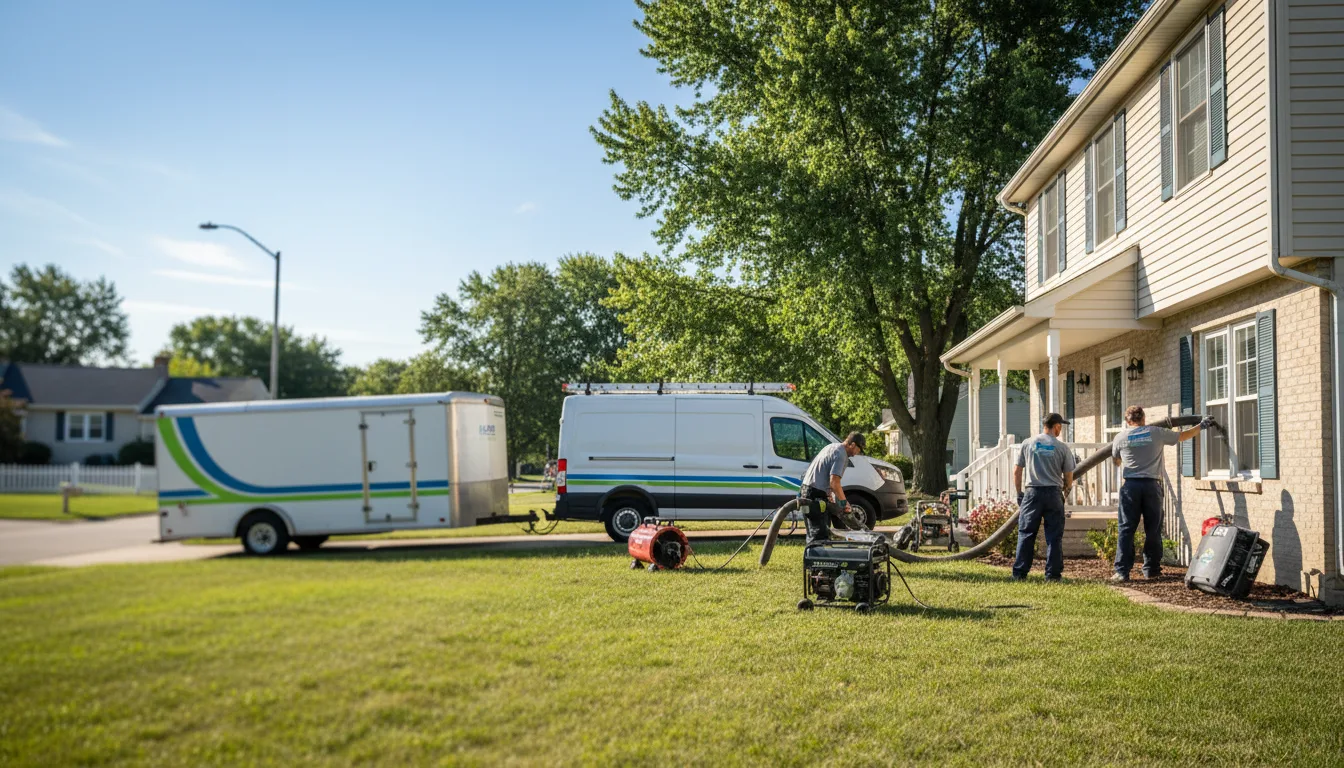 Flooded Basement Restoration And Cleanup With Repair in Broadview, MT near me